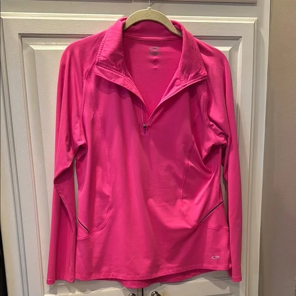 Champion C9 Quarter 1/4 Zip Run Athletic Tops Long Sleeve Set of 2 sz Large - Picture 4 of 16